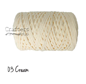 Crafters Hub - 3mm Polyester Cord Macrame Bag Yarn