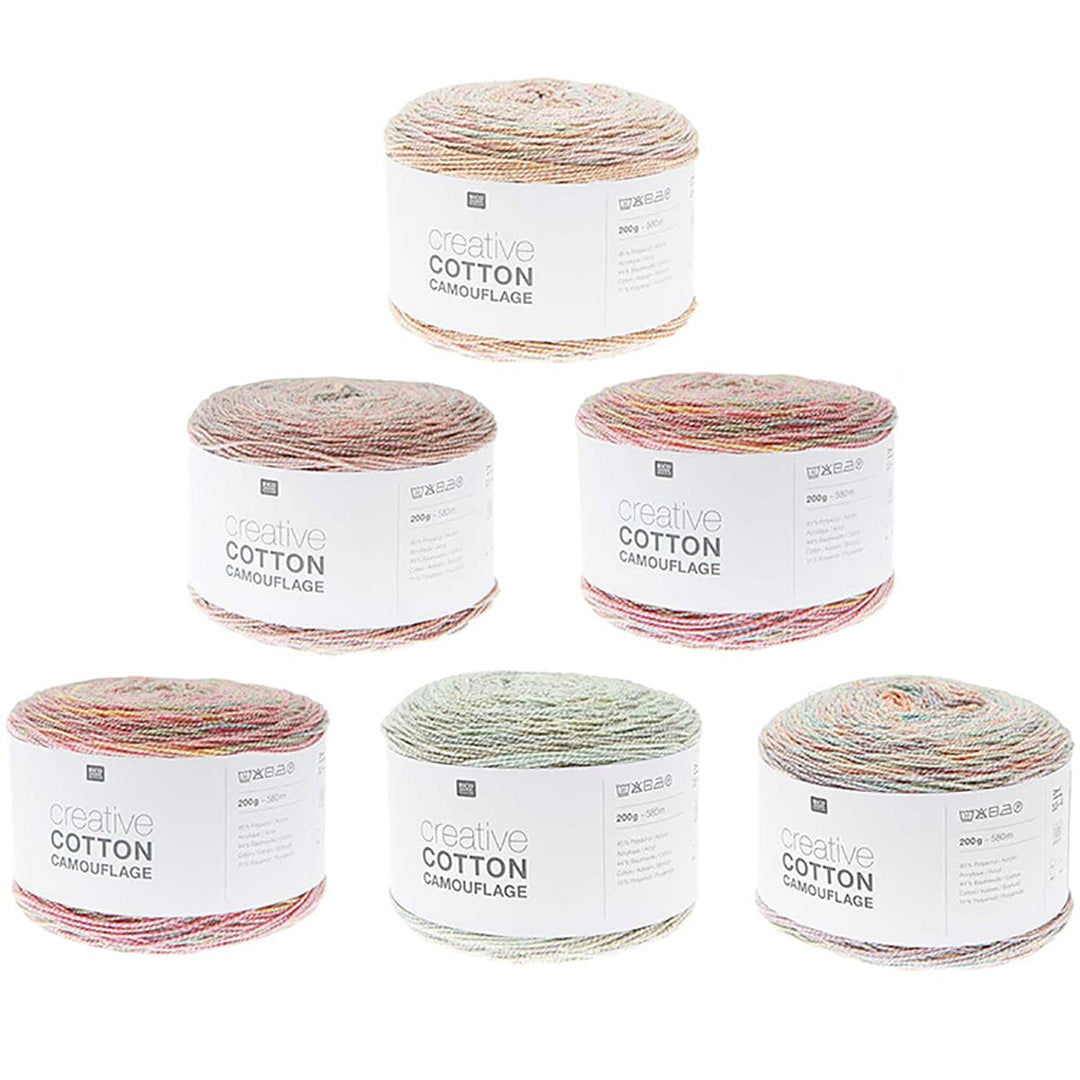 Rico Design Creative Cotton Camouflage Yarn