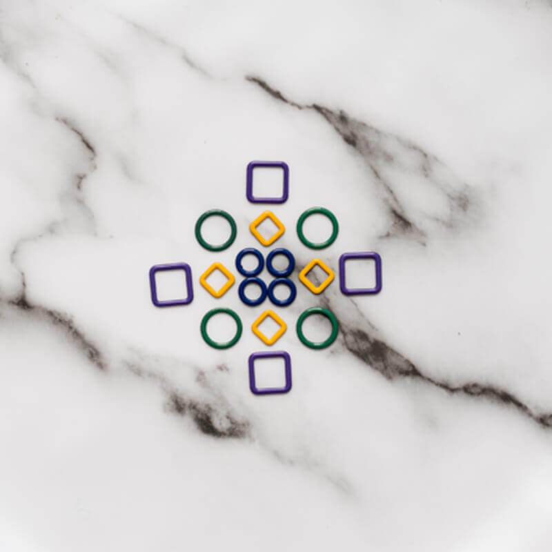 KnitPro Linea Metal Stitch Markers