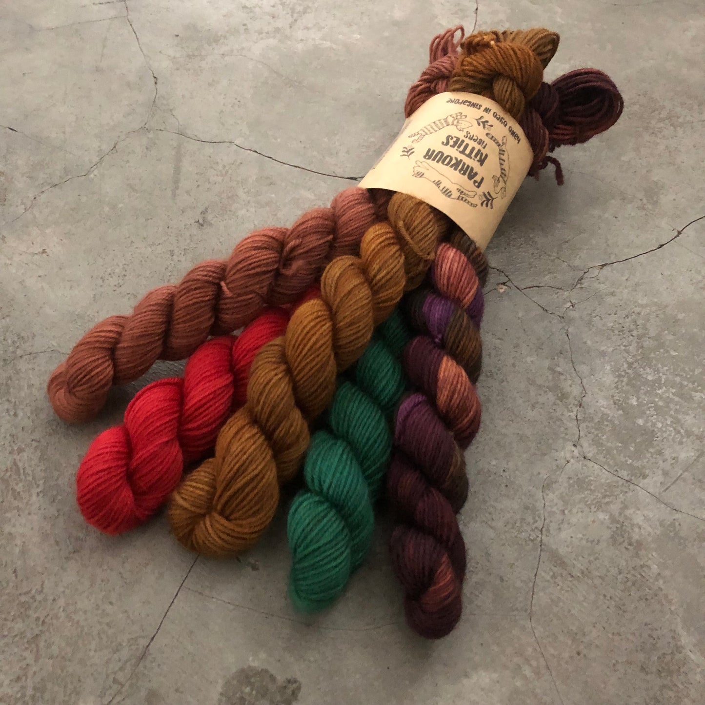 Parkour Kitties Fibers - 75% Superwash Fine Merino & 25% Nylon
