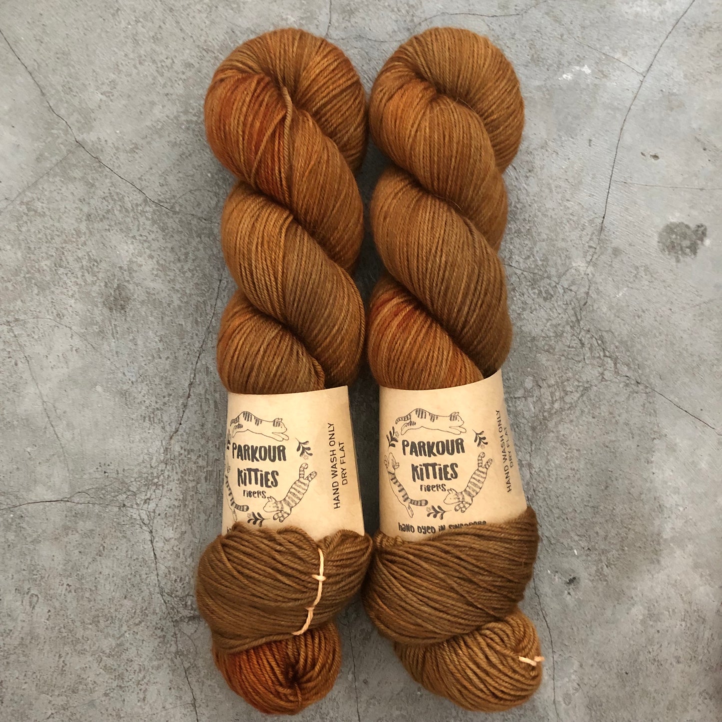 Parkour Kitties Fibers - 80% Superwash Fine Merino & 20% Nylon