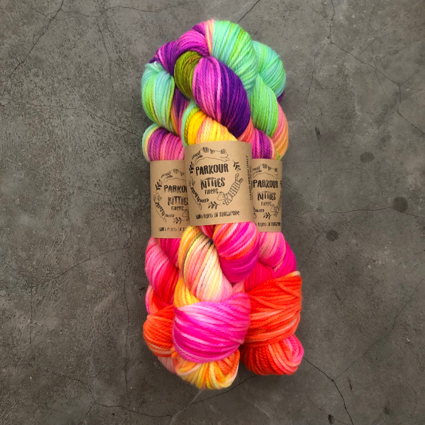 Parkour Kitties Fibers - 2025 Trunk Show Collection