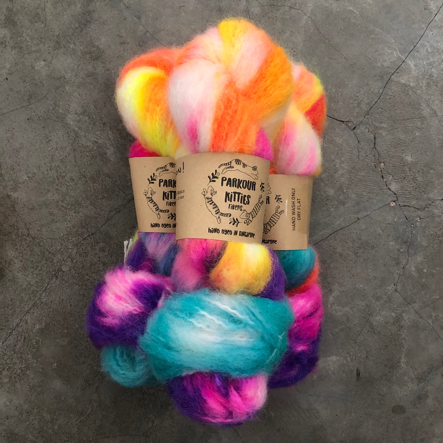 Parkour Kitties Fibers - 2025 Trunk Show Collection