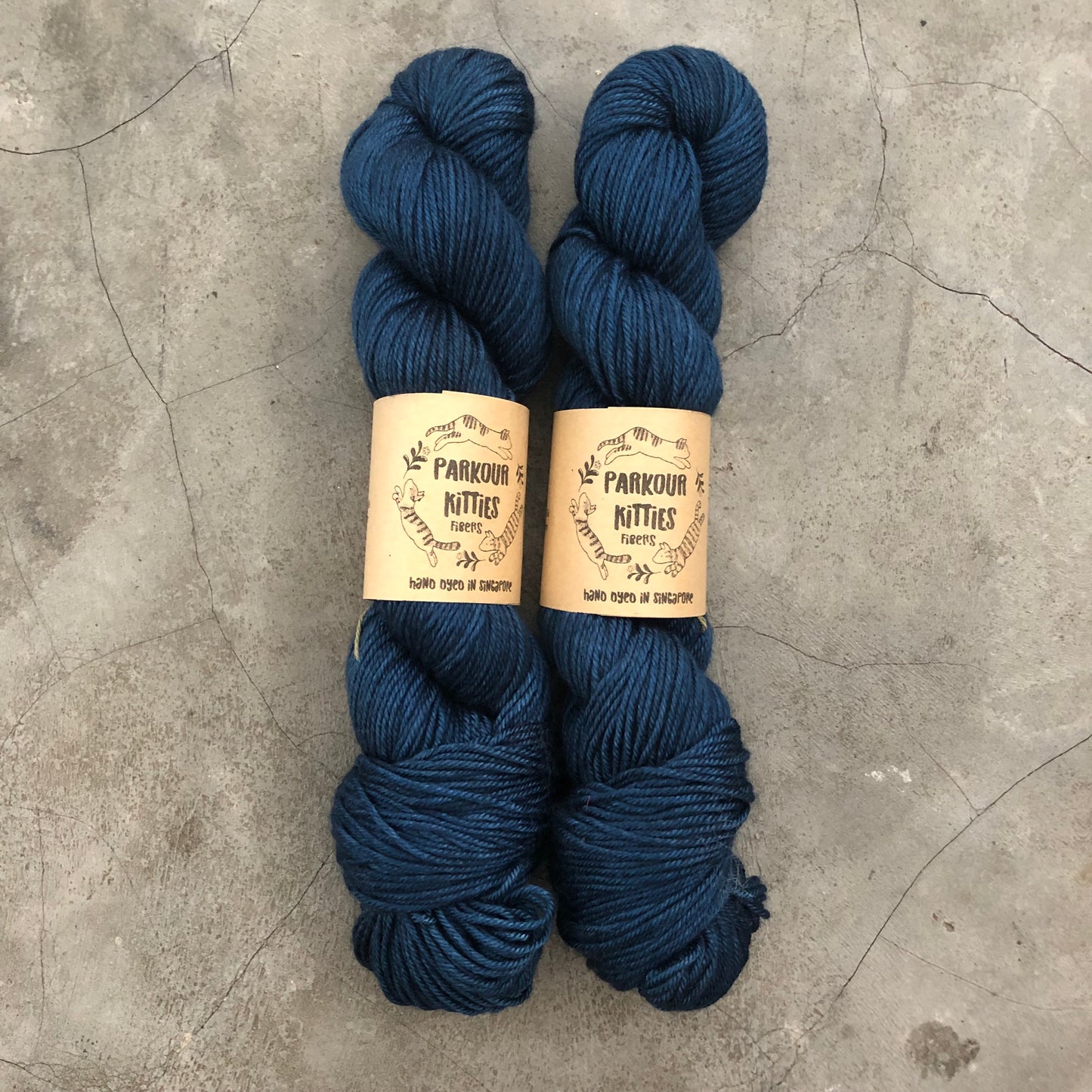 Parkour Kitties Fibers - 50% Mulberry Silk & 50% Superwash Merino