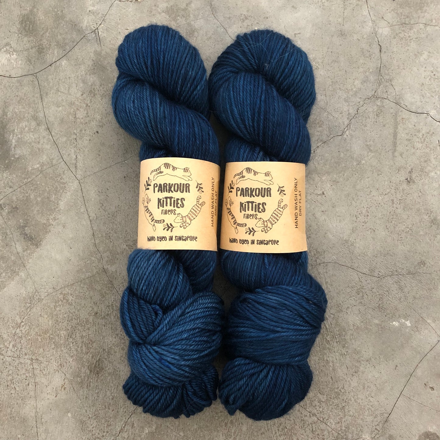 Parkour Kitties Fibers - 80% Superwash Fine Merino & 20% Nylon