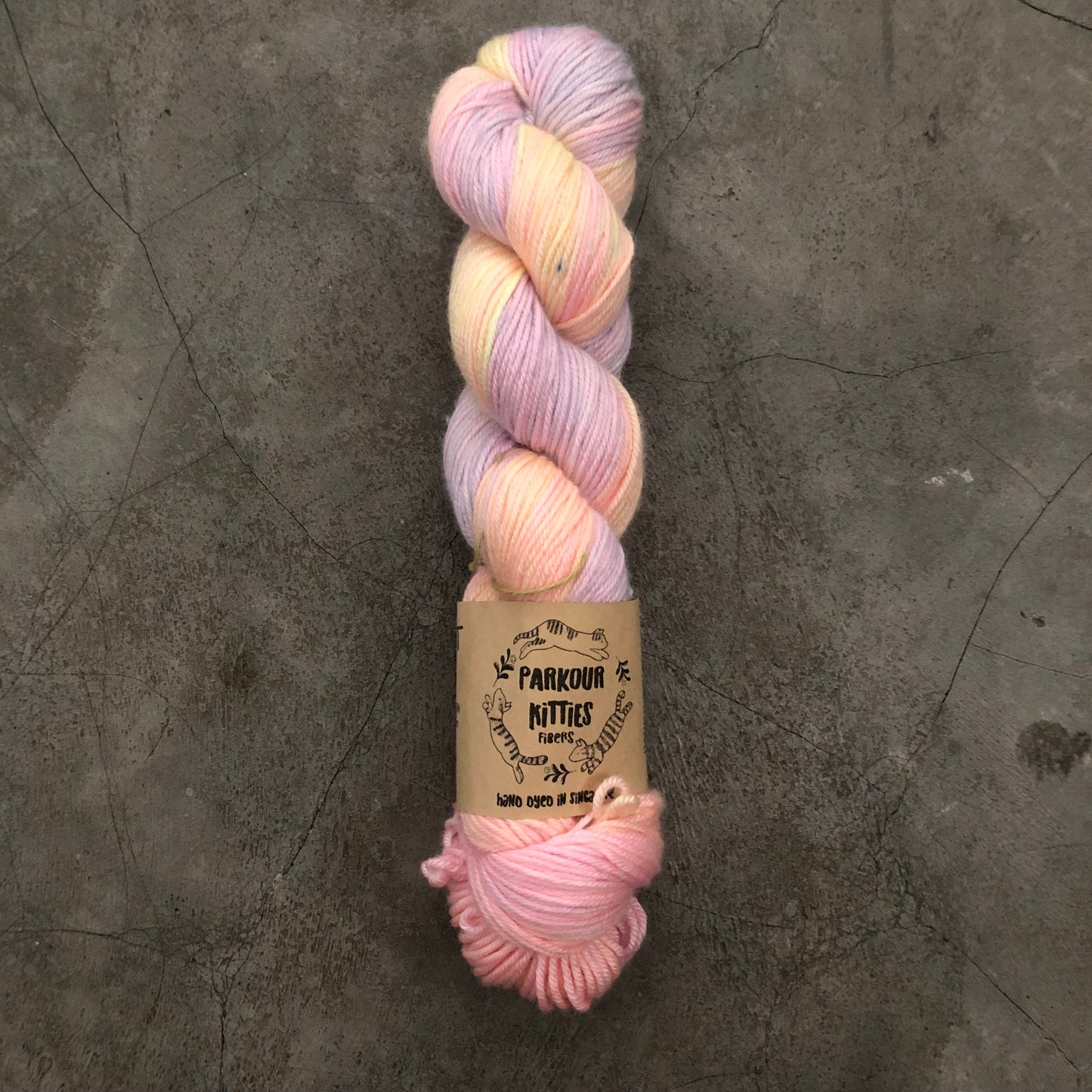 Parkour Kitties Fibers - 50% Mulberry Silk & 50% Superwash Merino