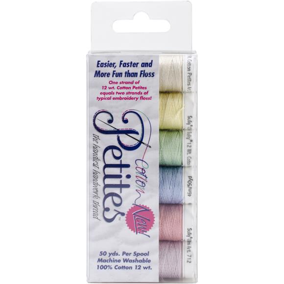 Sulky Sampler 12wt Cotton Petites 6/Pkg