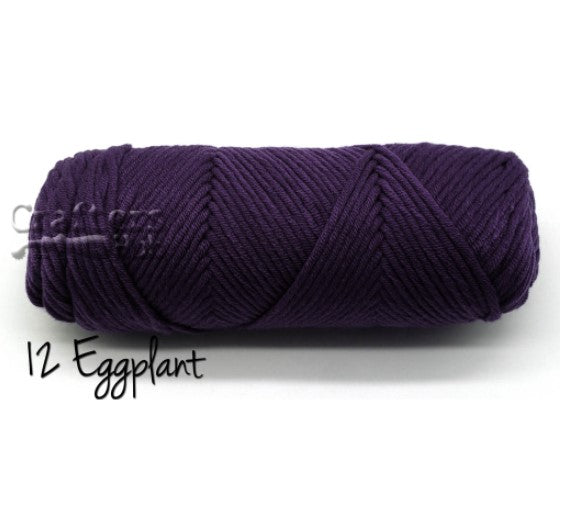 Crafters Hub 8-ply Milk Cotton (Solids)