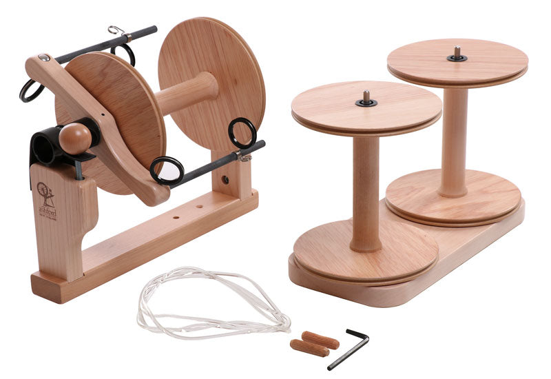 Kiwi Super Flyer Kit with 3 Kiwi Super Flyer Bobbins and Lazy Kate