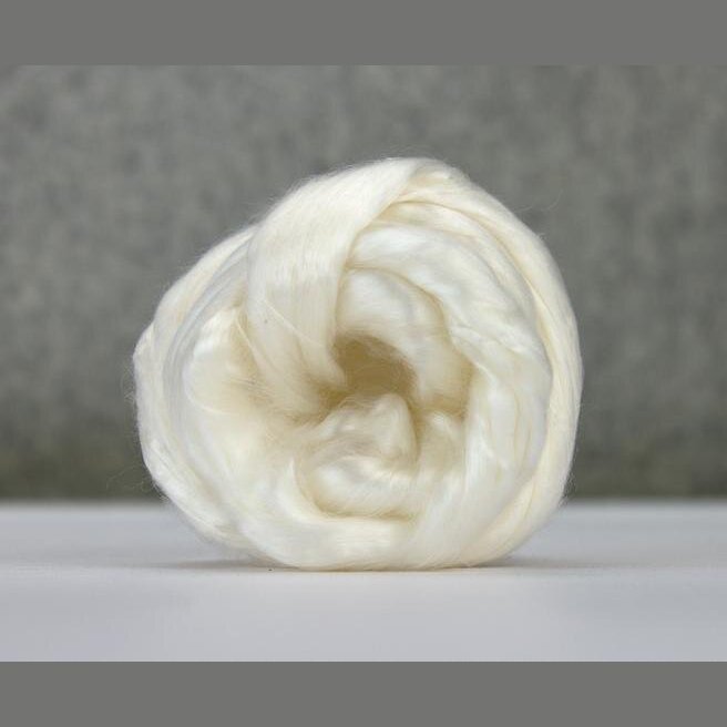 World of Wool White Tencel Top 100g