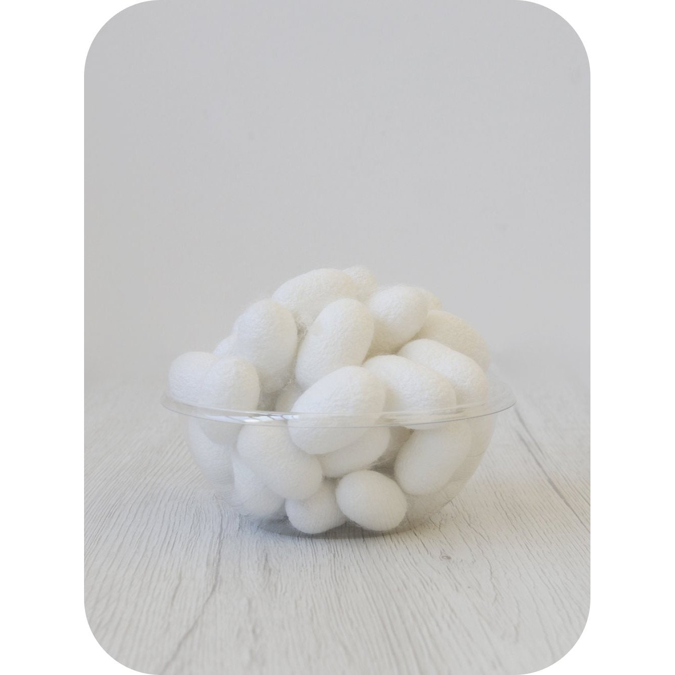 DHG Silk Cocoons - Natural White (50g)