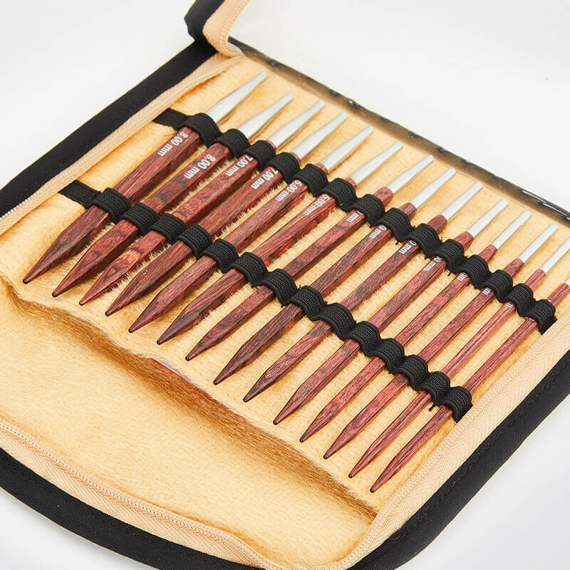 KnitPro Cubics Symfonie Rose Deluxe Interchangeable Needle Set