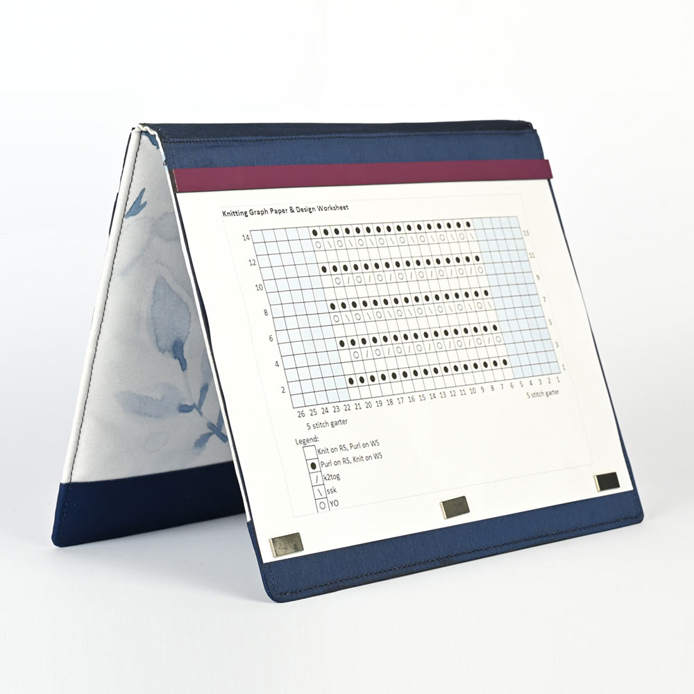KnitPro Blossom Knitting Chart Keepers - Fold-Up Style