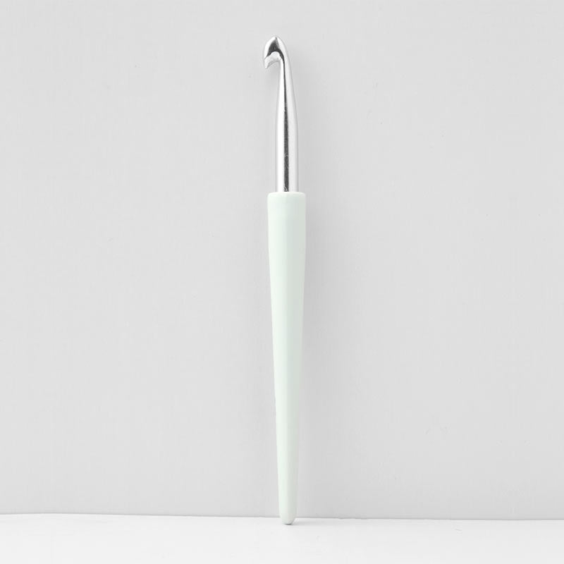 KnitPro Single Ended Waves Silver Crochet Hook