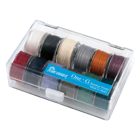 TOHO Bead Stitching/Embroidery Thread #40 - 12 Color Set