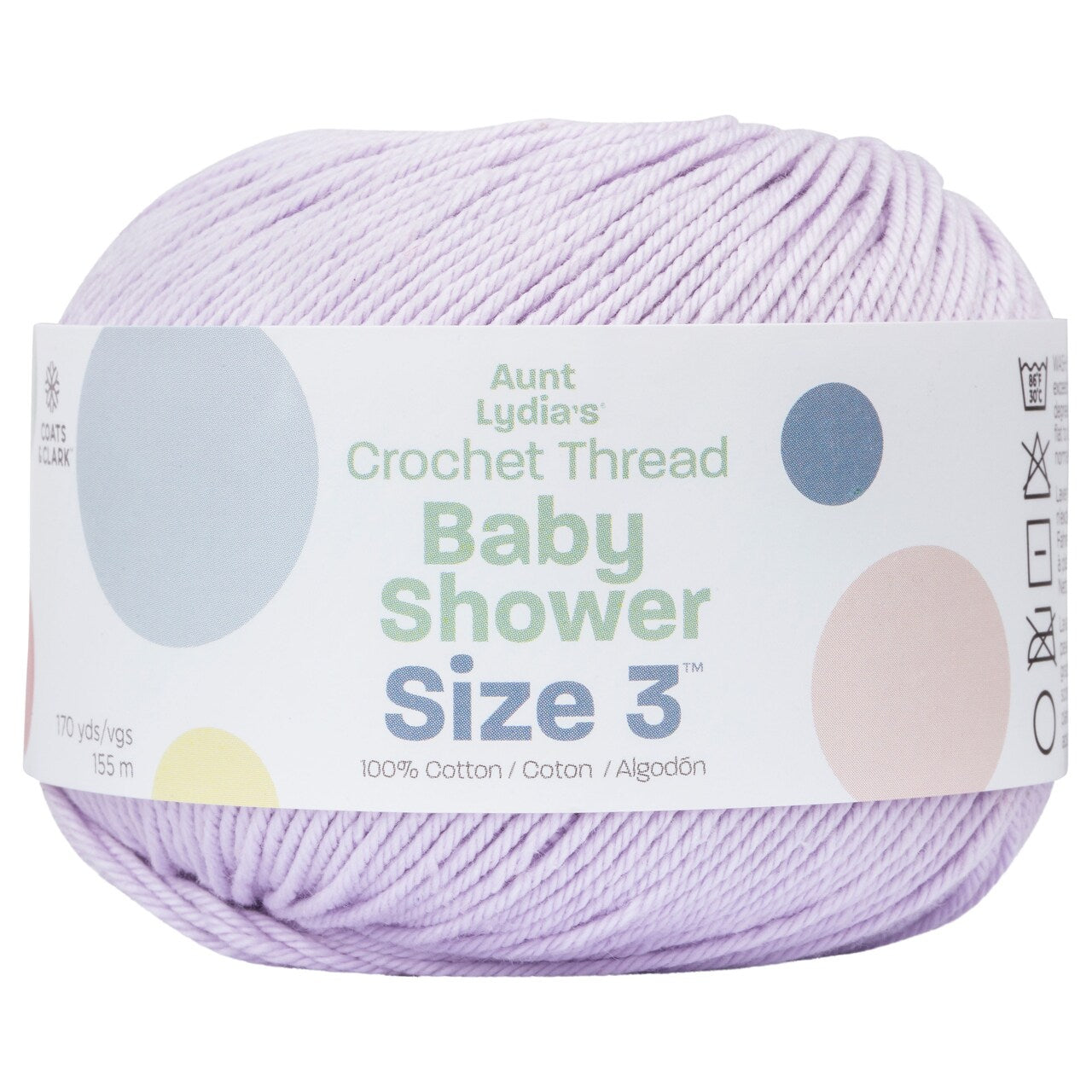 Coats & Clark Aunt Lydia's Baby Shower Crochet Thread Size 3