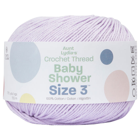 Coats & Clark Aunt Lydia's Baby Shower Crochet Thread Size 3