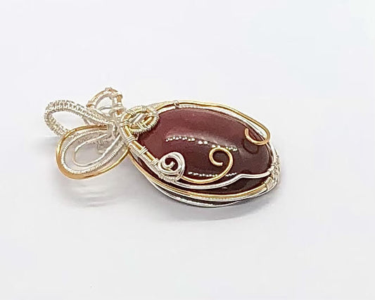 Partner Series - Golden Dreams Wire Pendant