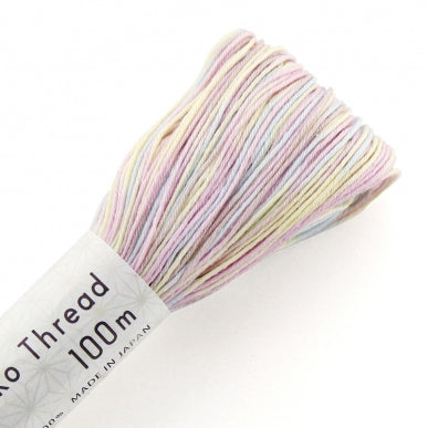 Olympus Sashiko Thread - Variegated Colours (100m skein)