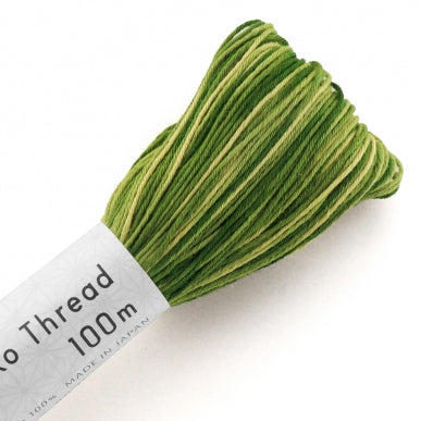 Olympus Sashiko Thread - Variegated Colours (100m skein)