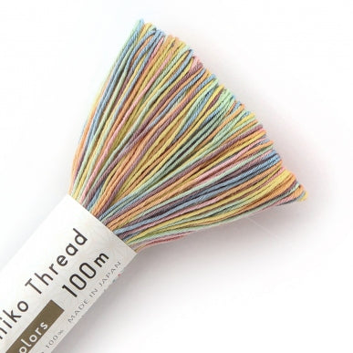 Olympus Sashiko Thread - Variegated Colours (100m skein)