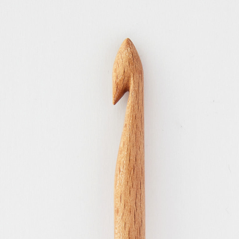 KnitPro Basix Beech Single Ended Crochet Hook