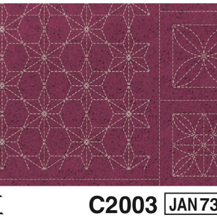 Olympus x Susan Briscoe Sashiko Panel 2020 - Geometric Patterns