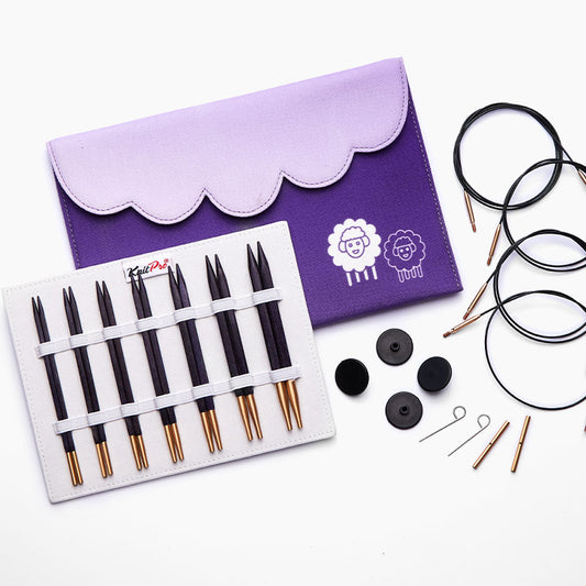 KnitPro J'Adore Cubics Deluxe Interchangeable Needle Set