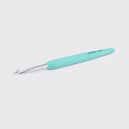 KnitPro Waves 2.0 Aluminium Crochet Hooks with Colorful Soft Feel Handle