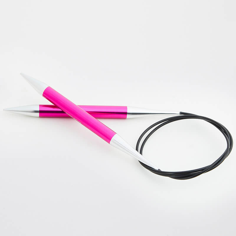 KnitPro Zing Fixed Circular Needles - 80cm