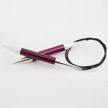 KnitPro Zing Fixed Circular Needles - 100cm