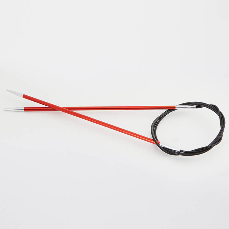 KnitPro Zing Fixed Circular Needles - 100cm