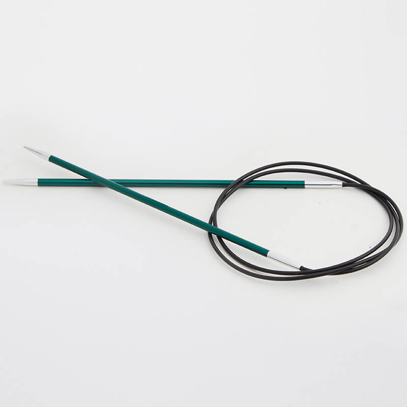 KnitPro Zing Fixed Circular Needles - 80cm