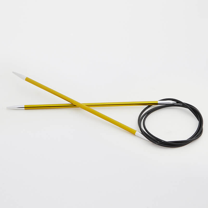 KnitPro Zing Fixed Circular Needles - 100cm