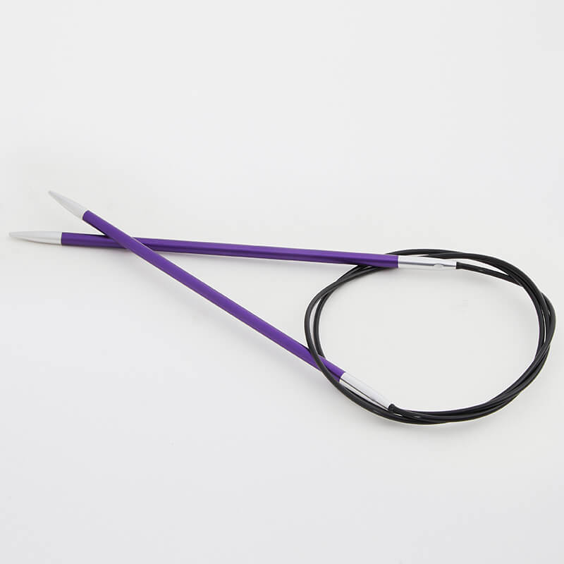 KnitPro Zing Fixed Circular Needles - 60cm