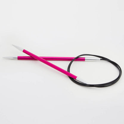 KnitPro Zing Fixed Circular Needles - 120cm