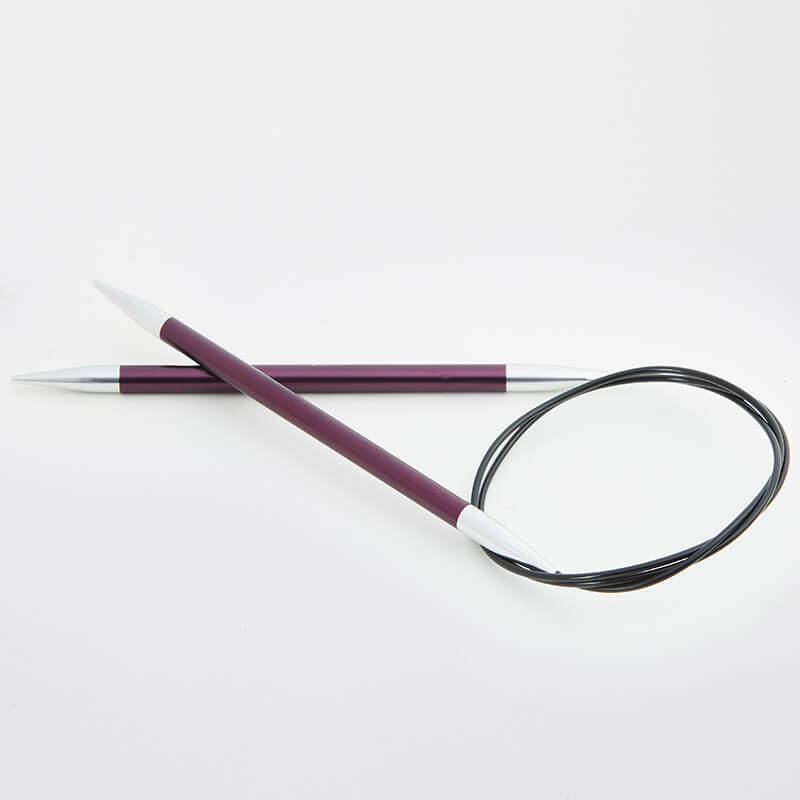 KnitPro Zing Fixed Circular Needles - 100cm