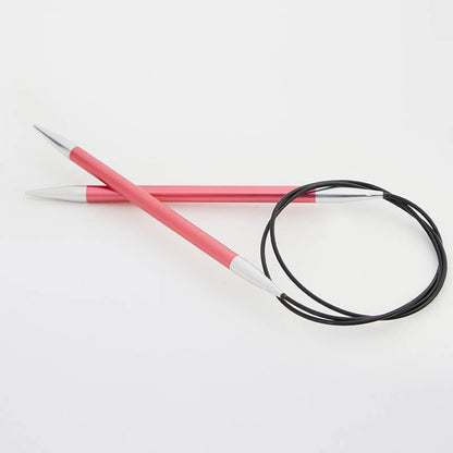 KnitPro Zing Fixed Circular Needles - 100cm