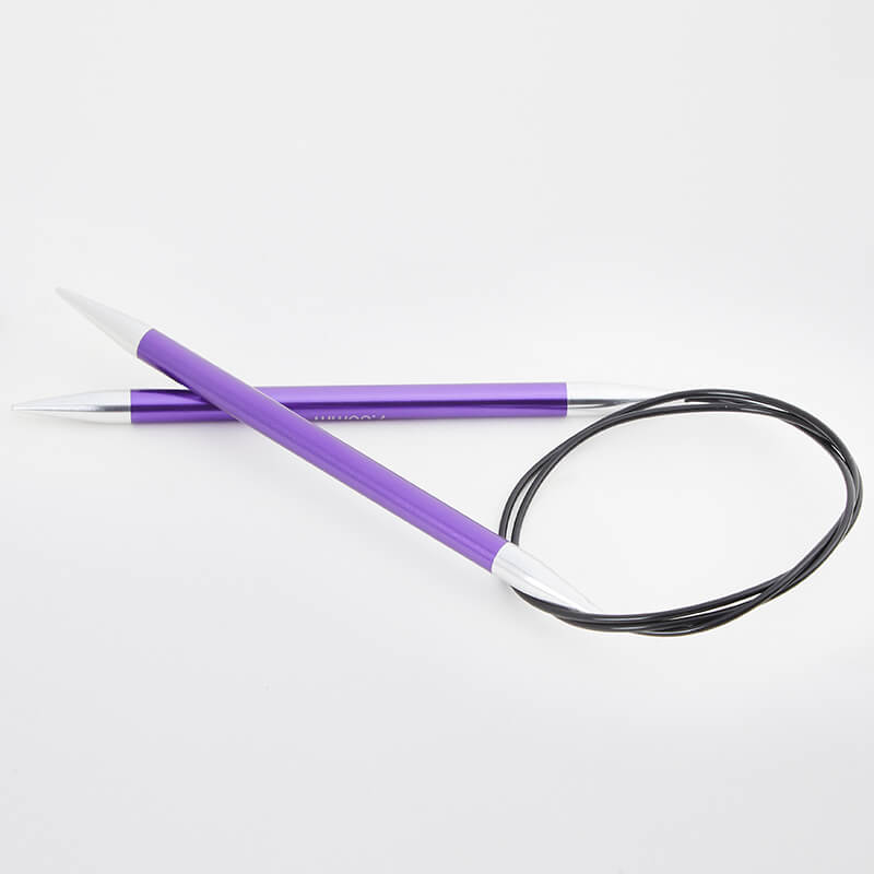 KnitPro Zing Fixed Circular Needles - 100cm