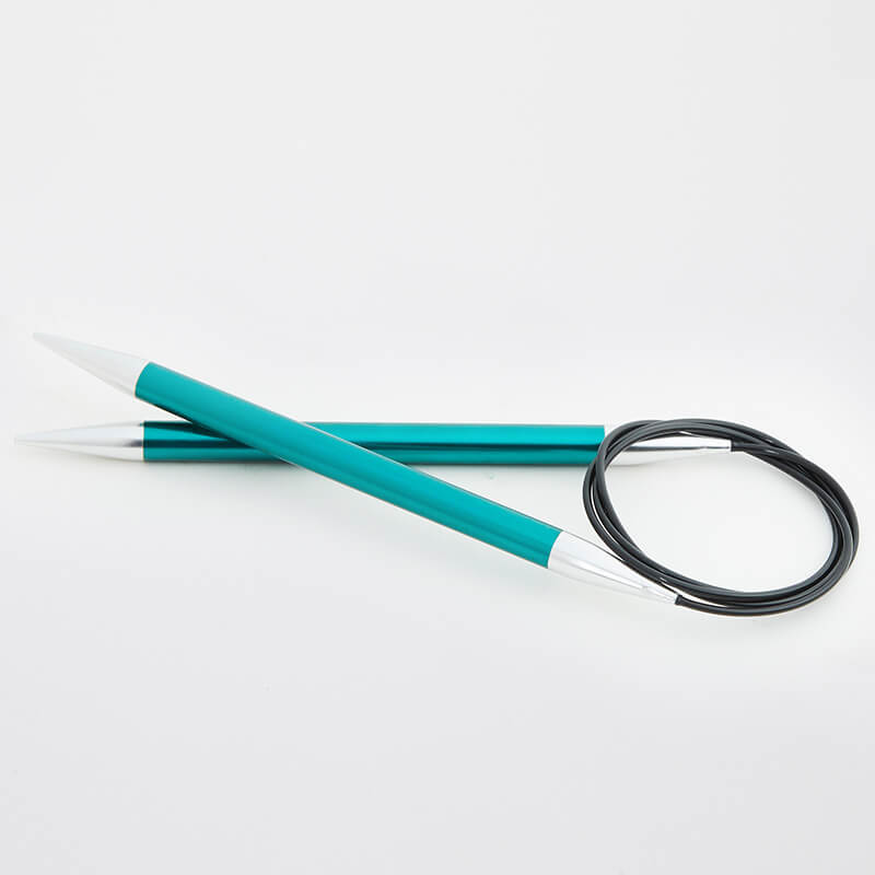 KnitPro Zing Fixed Circular Needles - 100cm