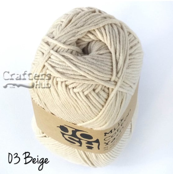 Crafters Hub 5-ply Milk Cotton