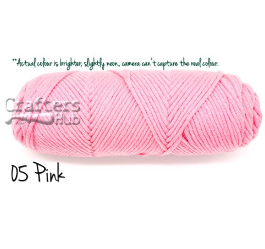 Crafters Hub 8-ply Milk Cotton (Solids)