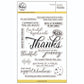 Pinkfresh Studio 4x6 Clear Stamp - Word Series
