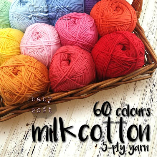 Crafters Hub 5-ply Milk Cotton