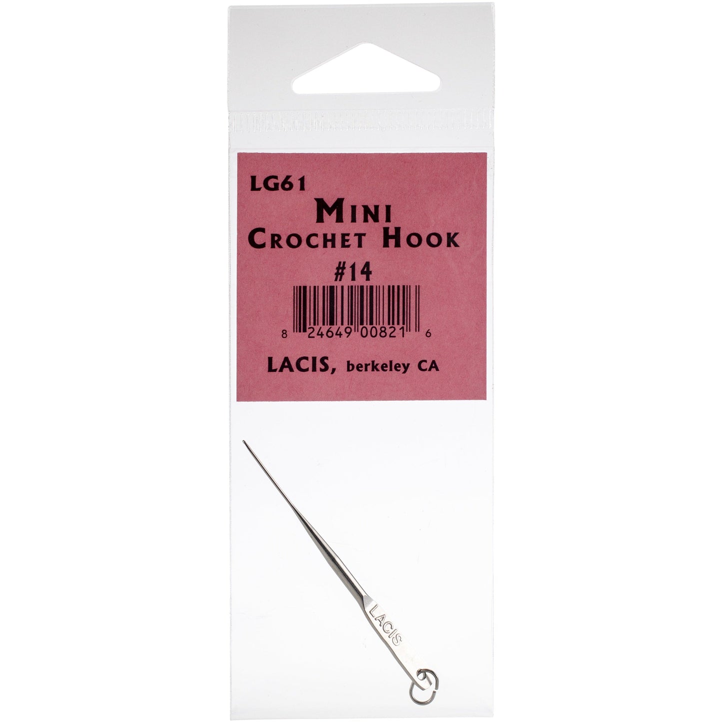 Lacis Mini Crochet Hook 2.25"