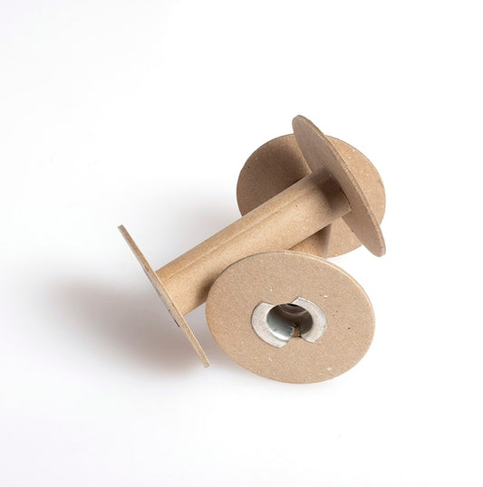 Schacht Cardboard Spools with Metal Ends