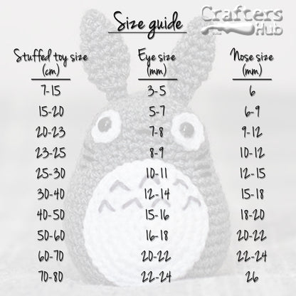 Crafters Hub Oval Safety Eyes (5 pairs)