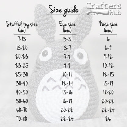 Crafters Hub Safety Noses (5 pieces) - Pink
