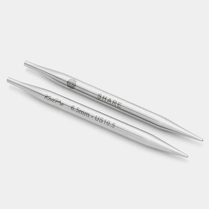 Knitpro The Mindful Collection Stainless Steel Interchangeable Circular Needle Tips (5")