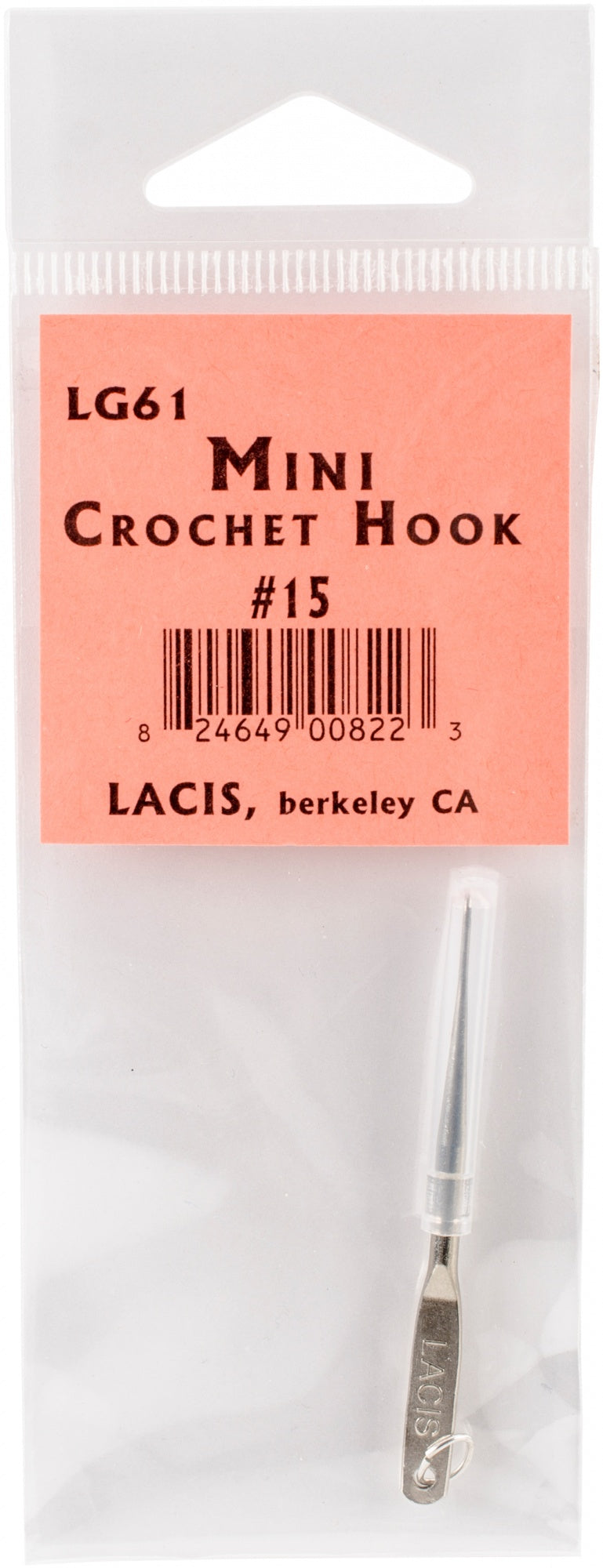 Lacis Mini Crochet Hook 2.25"